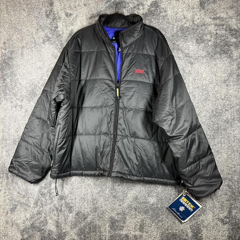 Eddie Bauer Jacket Mens 2XLT Big & Tall Black EBTEK Puffer Thinsulate Insulated
